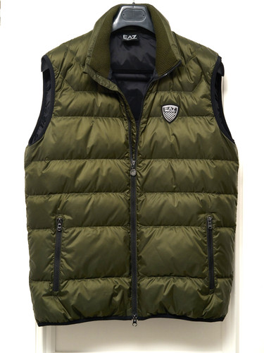 Gilet ea7 verde oliva taglia - oliva,
