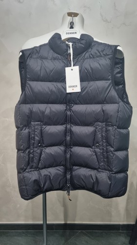 Dekker piumino smanicato nero - dekker,