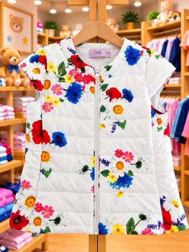 Piumino smanicato bambina ovs - smanicato,